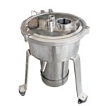 filtering centrifuge with stainless steel